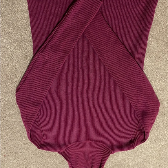 Velvet long sleeve turtleneck - Picture 2 of 2
